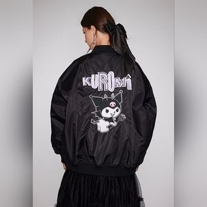 Kuromi • Hello Kitty × Forever 21 • Medium • Patch Bomber Jacket